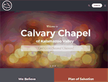 Tablet Screenshot of calvarychapelkv.com